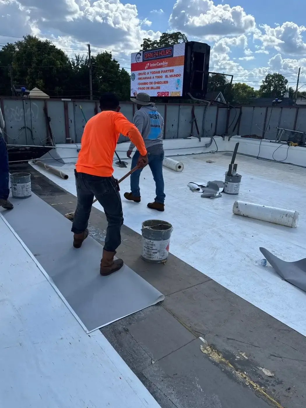 Membrane repair completed in Crothersville