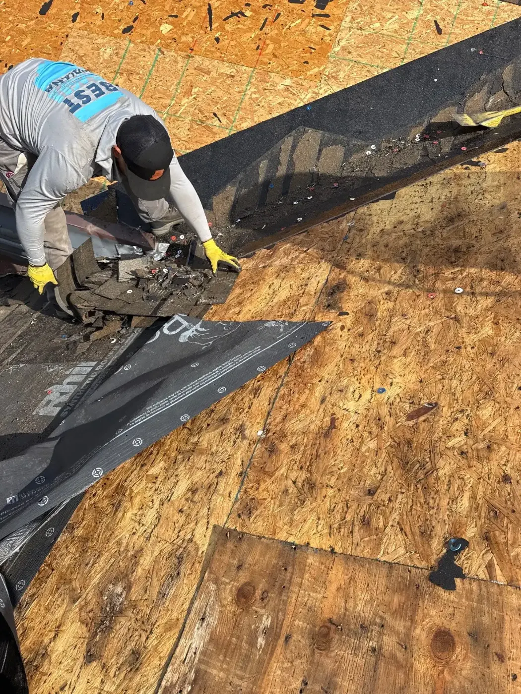 Flashing and seam work in Crothersville
